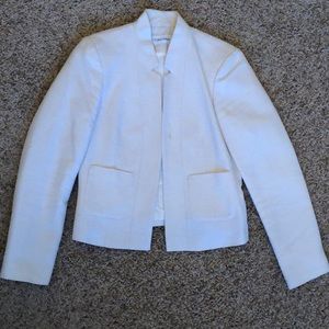 Calvin Klein houndstooth gold blazer